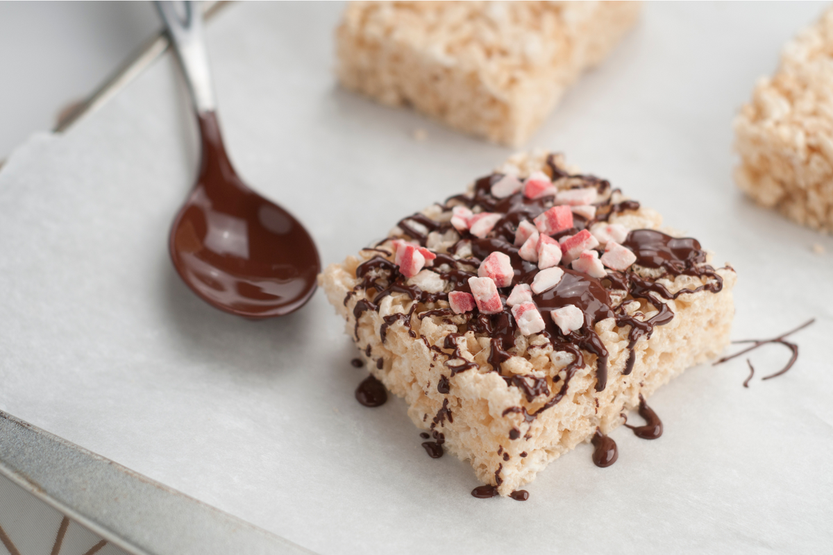 Higher Protein Holiday Rice Crispy Treats

&ndash; Cahokia Rice