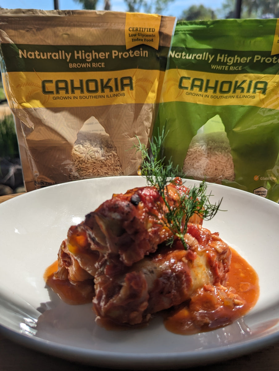 White Rice Cabbage Rolls Recipe | Cahokia Higher Protein Rice – Cahokia Rice
