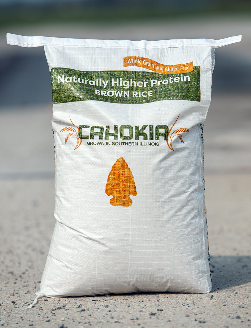 High Protein Brown Rice Higher Protein Brown Rice - 25 lb – Cahokia Rice