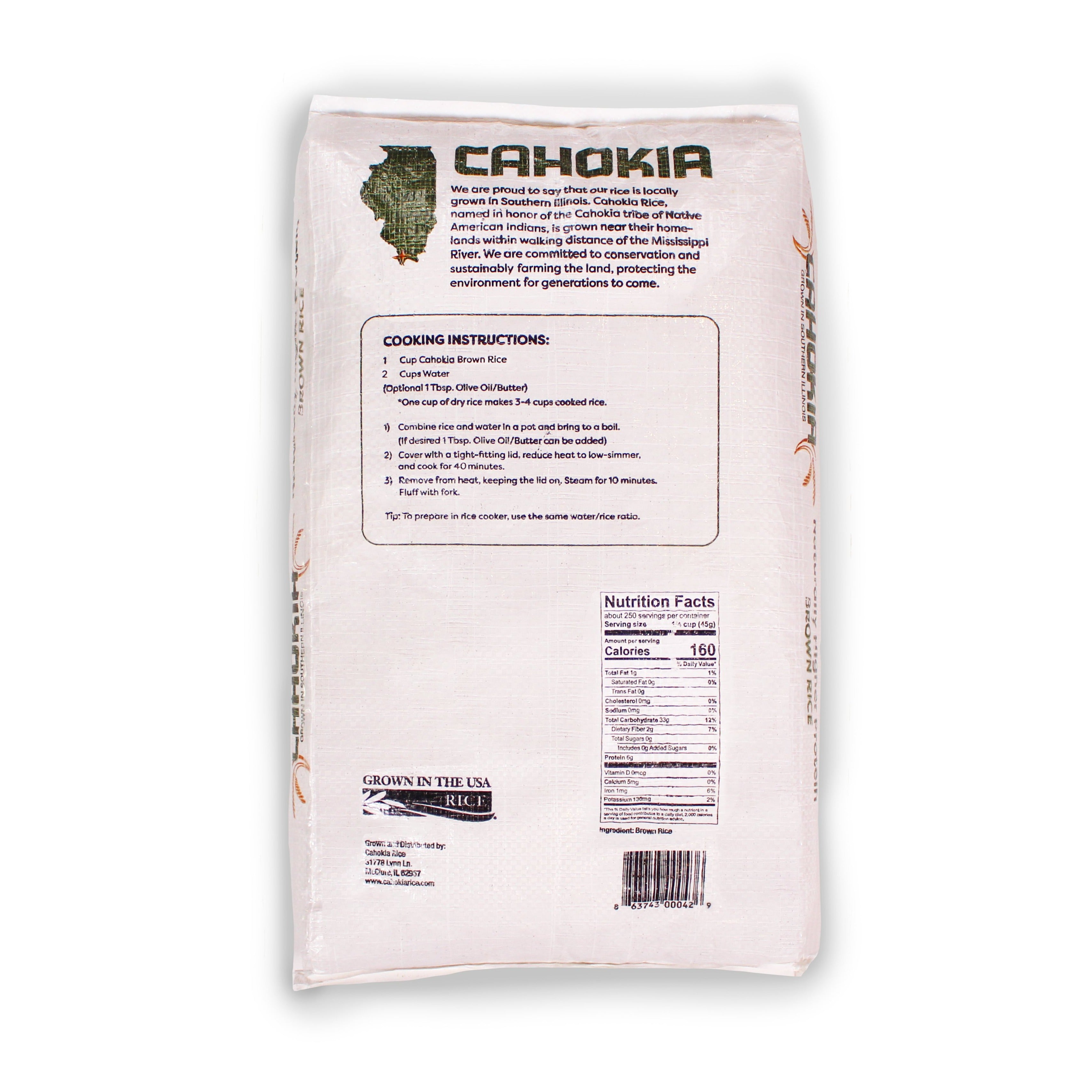 Cache River Rice Brown Rice In A Bag